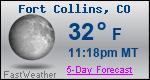 Weather Forecast for Fort Collins, CO