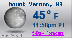 Weather Forecast for Mount Vernon, WA