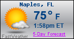 Weather Forecast for Naples, FL