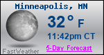 Weather Forecast for Minneapolis, MN