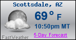 Weather Forecast for Scottsdale, AZ