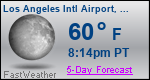 Weather Forecast for Los Angeles International Airport, CA