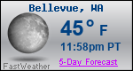 Weather Forecast for Bellevue, WA