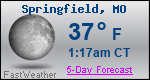 Weather Forecast for Springfield, MO