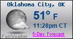 Weather Forecast for Oklahoma City, OK