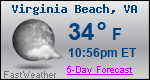 Weather Forecast for Virginia Beach, VA