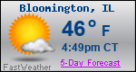 Weather Forecast for Bloomington, IL