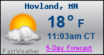 Weather Forecast for Hovland, MN