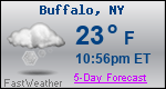 Weather Forecast for Buffalo, NY