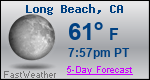 Weather Forecast for Long Beach, CA