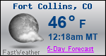 Weather Forecast for Fort Collins, CO