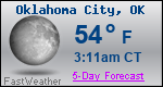 Weather Forecast for Oklahoma City, OK