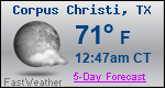 Weather Forecast for Corpus Christi, TX