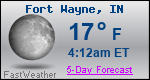 Weather Forecast for Fort Wayne, IN