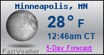 Weather Forecast for Minneapolis, MN