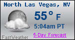 Weather Forecast for North Las Vegas, NV