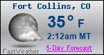 Weather Forecast for Fort Collins, CO