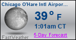 Weather Forecast for Chicago O'Hare International Airport, IL