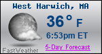 Weather Forecast for West Harwich, MA