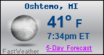 Weather Forecast for Oshtemo, MI