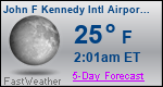Weather Forecast for John F Kennedy International Airport, NY