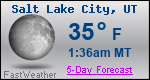 Weather Forecast for Salt Lake City, UT