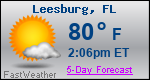 Weather Forecast for Leesburg, FL
