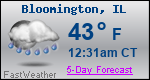 Weather Forecast for Bloomington, IL