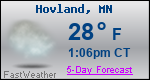 Weather Forecast for Hovland, MN