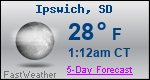 Weather Forecast for Ipswich, SD