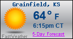 Weather Forecast for Grainfield, KS