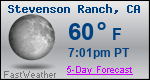 Weather Forecast for Stevenson Ranch, CA
