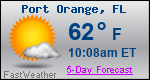 Weather Forecast for Port Orange, FL