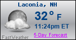 Weather Forecast for Laconia, NH