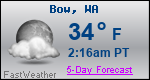 Weather Forecast for Bow, WA