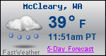 Weather Forecast for McCleary, WA