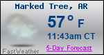 Weather Forecast for Marked Tree, AR