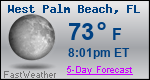Weather Forecast for West Palm Beach, FL