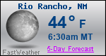 Weather Forecast for Rio Rancho, NM
