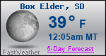 Weather Forecast for Box Elder, SD
