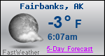 Weather Forecast for Fairbanks, AK
