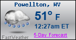 Weather Forecast for Powellton, WV