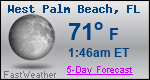 Weather Forecast for West Palm Beach, FL