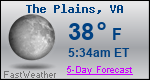 Weather Forecast for The Plains, VA
