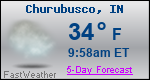 Weather Forecast for Churubusco, IN
