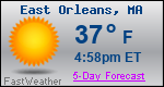 Weather Forecast for East Orleans, MA