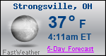 Weather Forecast for Strongsville, OH
