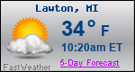 Weather Forecast for Lawton, MI