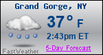 Weather Forecast for Grand Gorge, NY