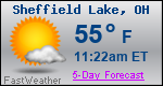 Weather Forecast for Sheffield Lake, OH